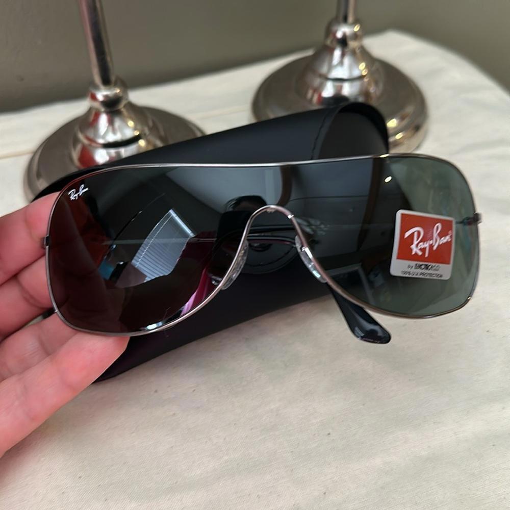 Ray-ban 132mm shield sunglasses